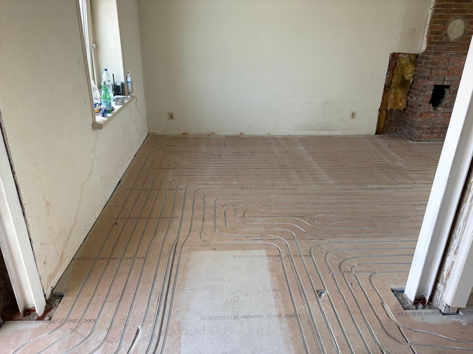 infrezen vloerverwarming