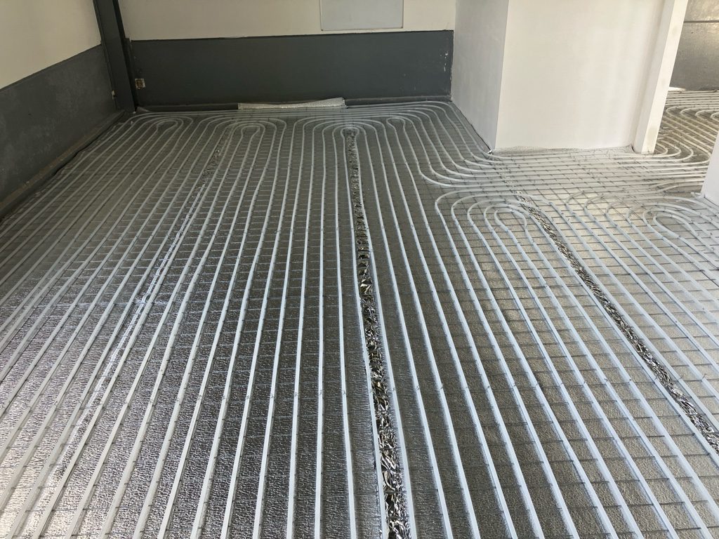 vloerverwarming op netten