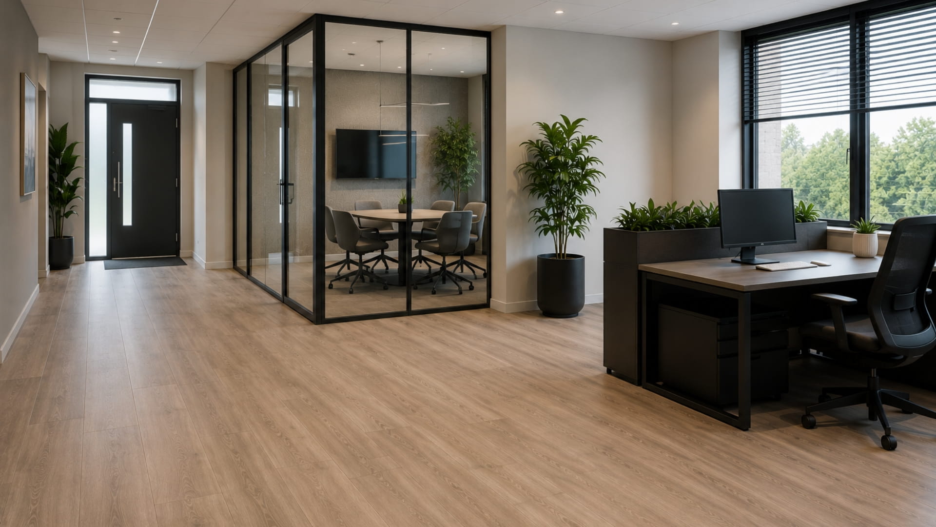 PVC vloer in kantoor laten leggen