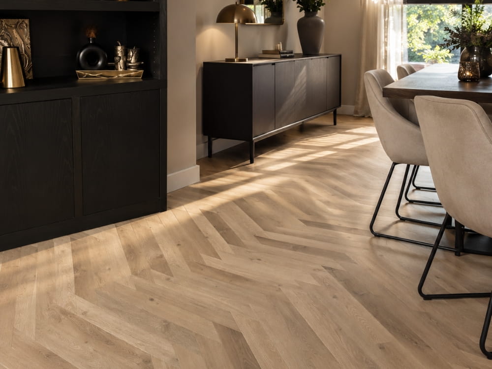 Weense punt PVC in luxe interieur inclusief egaliseren